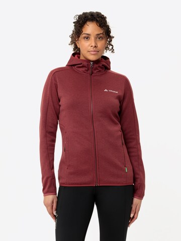 VAUDE Funktionsfleecejacke ' Valsorda ' in Rot: Vorderseite
