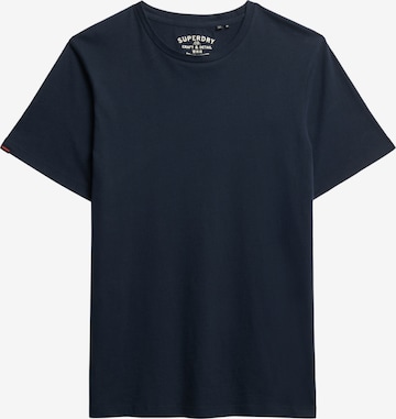 T-Shirt 'Essential' Superdry en bleu : devant