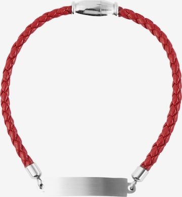 Akzent Bracelet 'Nicola, silberfarbig, langlebig' in Red: front
