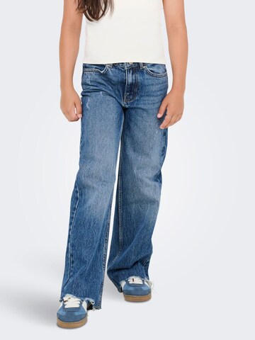 Wide leg Jeans 'KOGJuicy' di ONLY GIRLS in blu: frontale