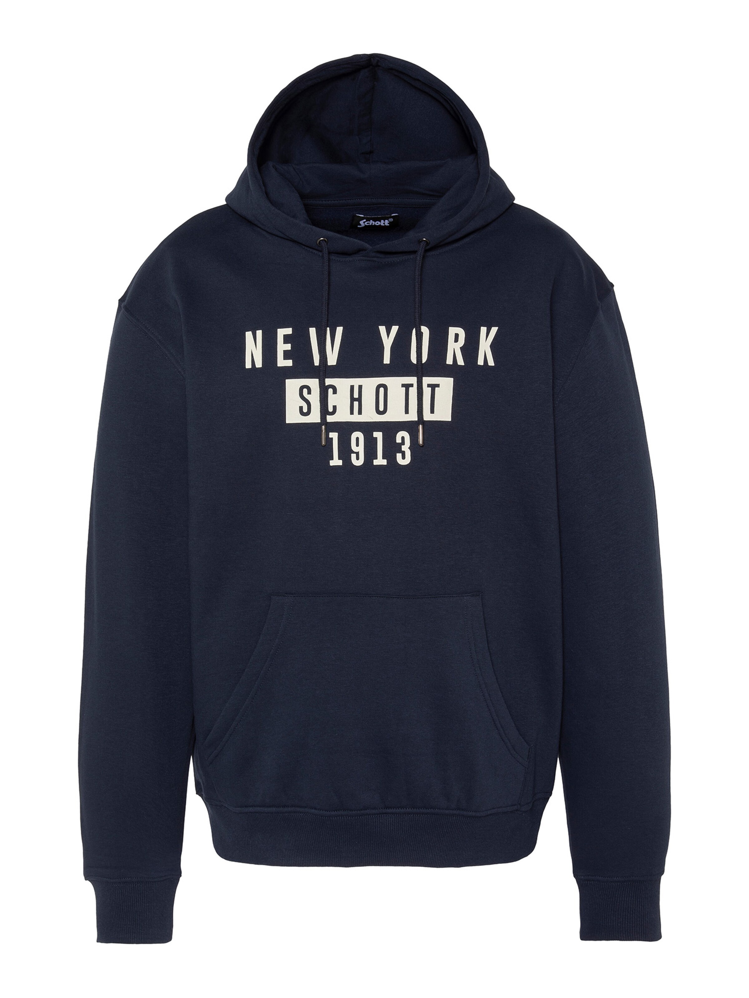 Schott NYC Sweatshirt‌‌‌‌‌‌‌‌‌ in Blau: Vorderseite