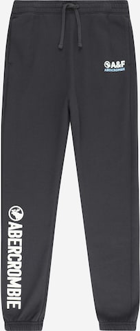 Tapered Pantaloni de la Abercrombie & Fitch pe gri: față