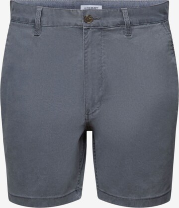ESPRIT Slim fit Chino Pants in Grey: front