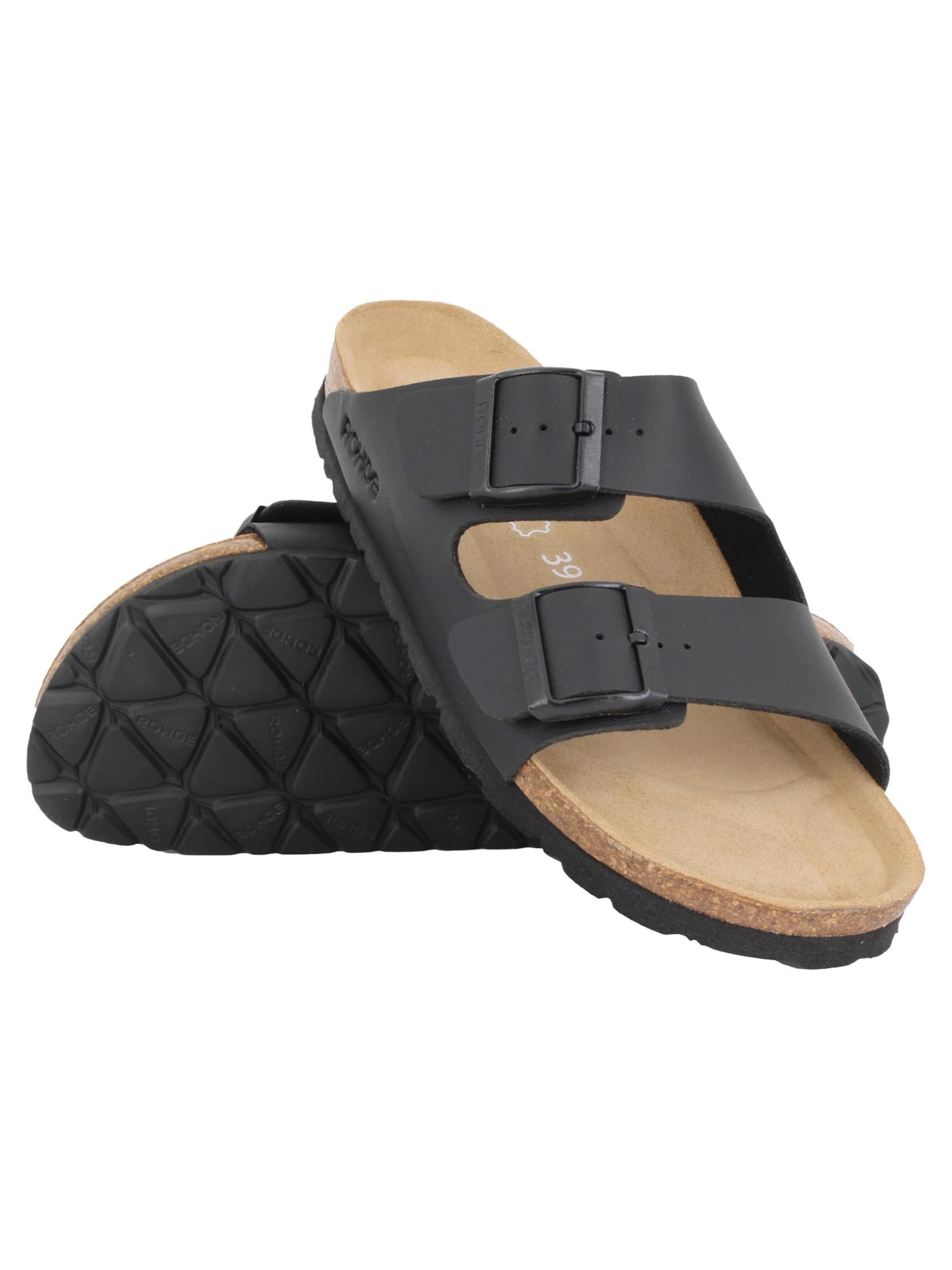 ROHDE Mules 'Alba' in Black