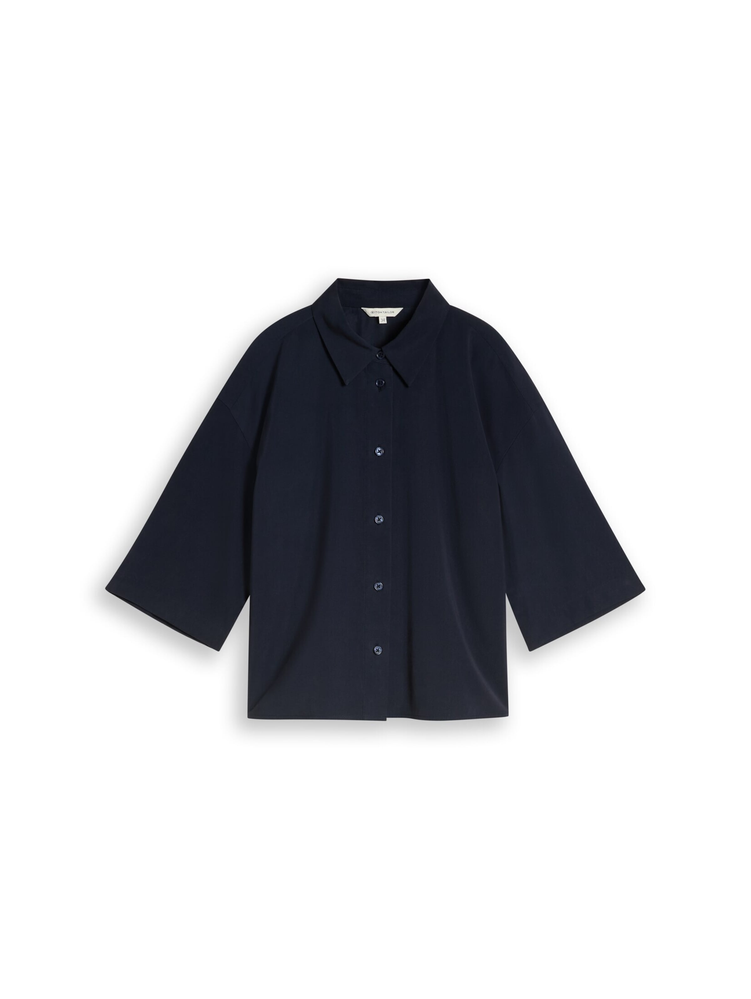 TOM TAILOR Blouse in Blauw: voorkant