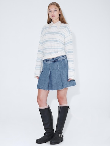 Dr. Denim Rok 'Tone Skirt' in Blauw