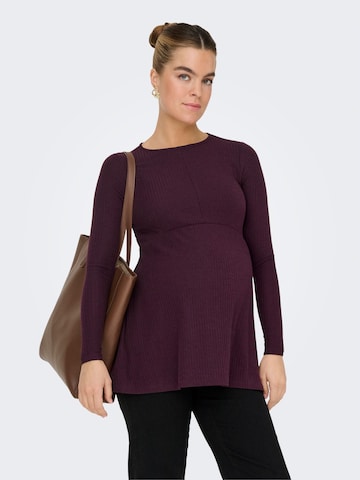Only Maternity Shirt 'OLMMALAYA' in Rood: voorkant