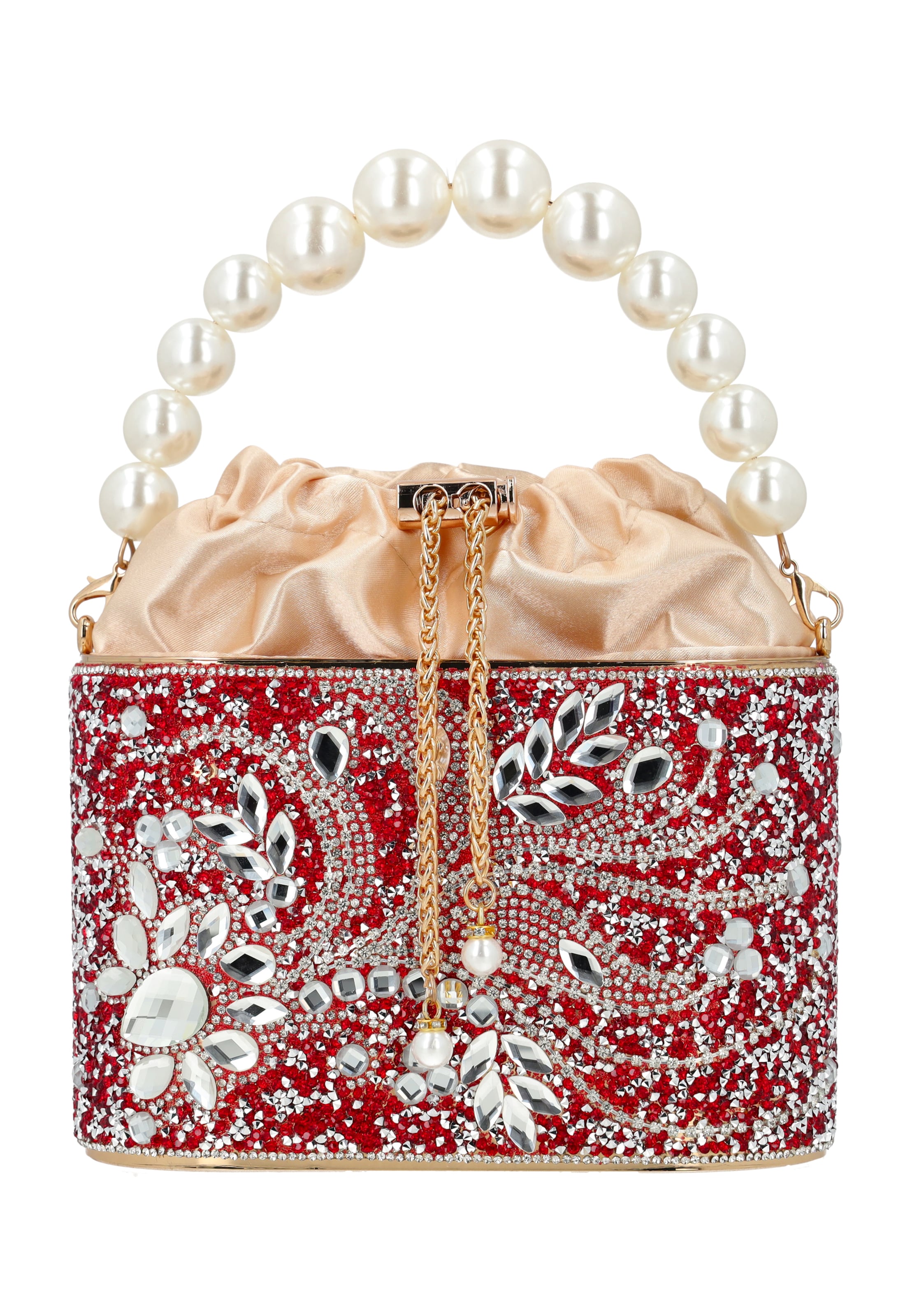 Pochette faina en rouge : devant