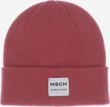 MSCH COPENHAGEN Hat & Cap in One size in Pink: front