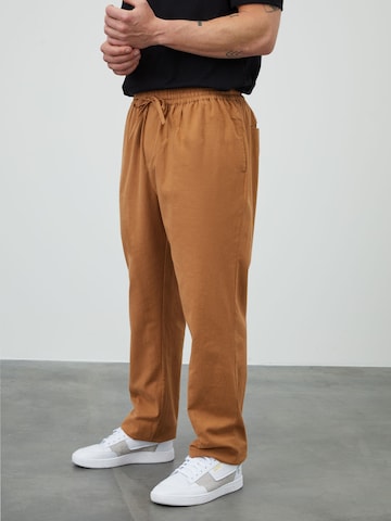 regular Pantaloni 'Kai' di DAN FOX APPAREL in marrone: frontale
