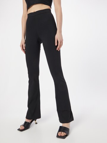 Flared Pantaloni di Dorothy Perkins in nero: frontale