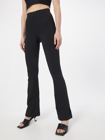 évasé Pantalon Dorothy Perkins en noir : devant