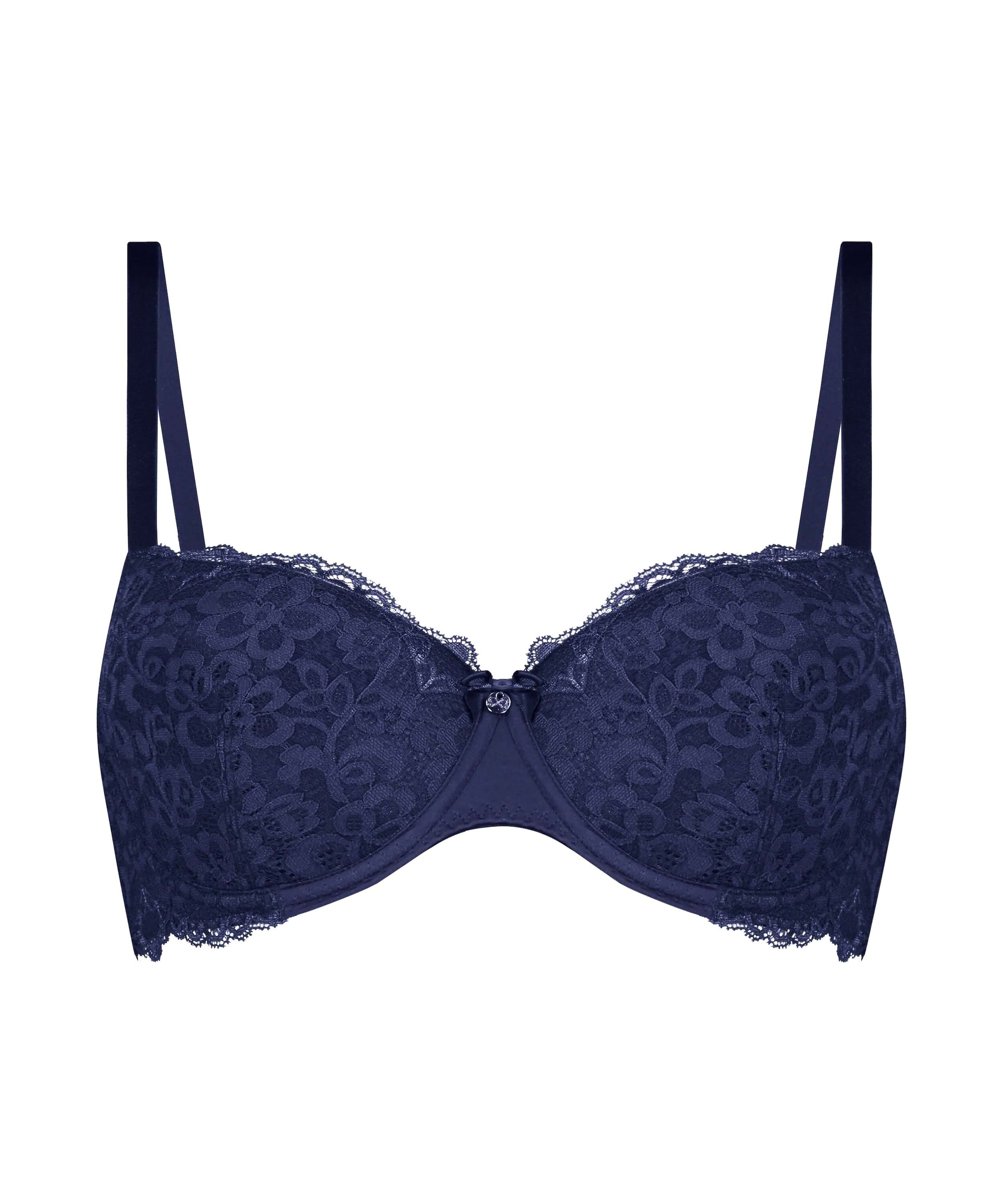 Hunkemöller Balconette BH 'Marine' in Blauw: voorkant