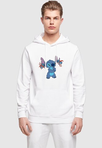 ABSOLUTE CULT Sweatshirt ' Lilo And Stitch - Little Devils' in Weiß: Vorderseite
