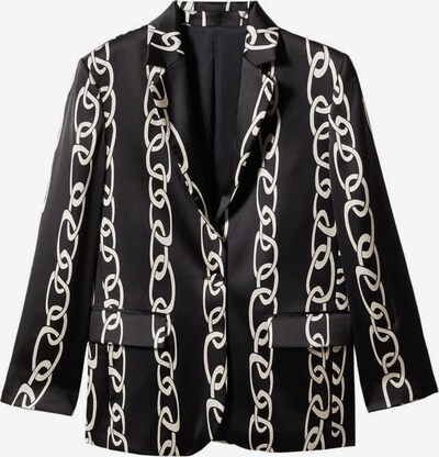 MANGO Blazer 'Chain' i sort / hvid, Produktvisning