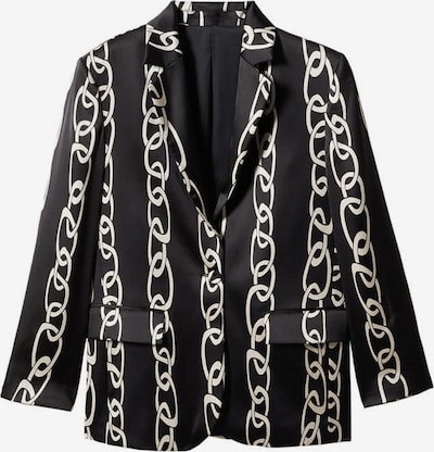 MANGO Blazer 'Chain' i sort / hvid, Produktvisning