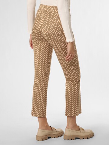Cambio Boot cut Pleated Pants ' Ranee ' in Beige