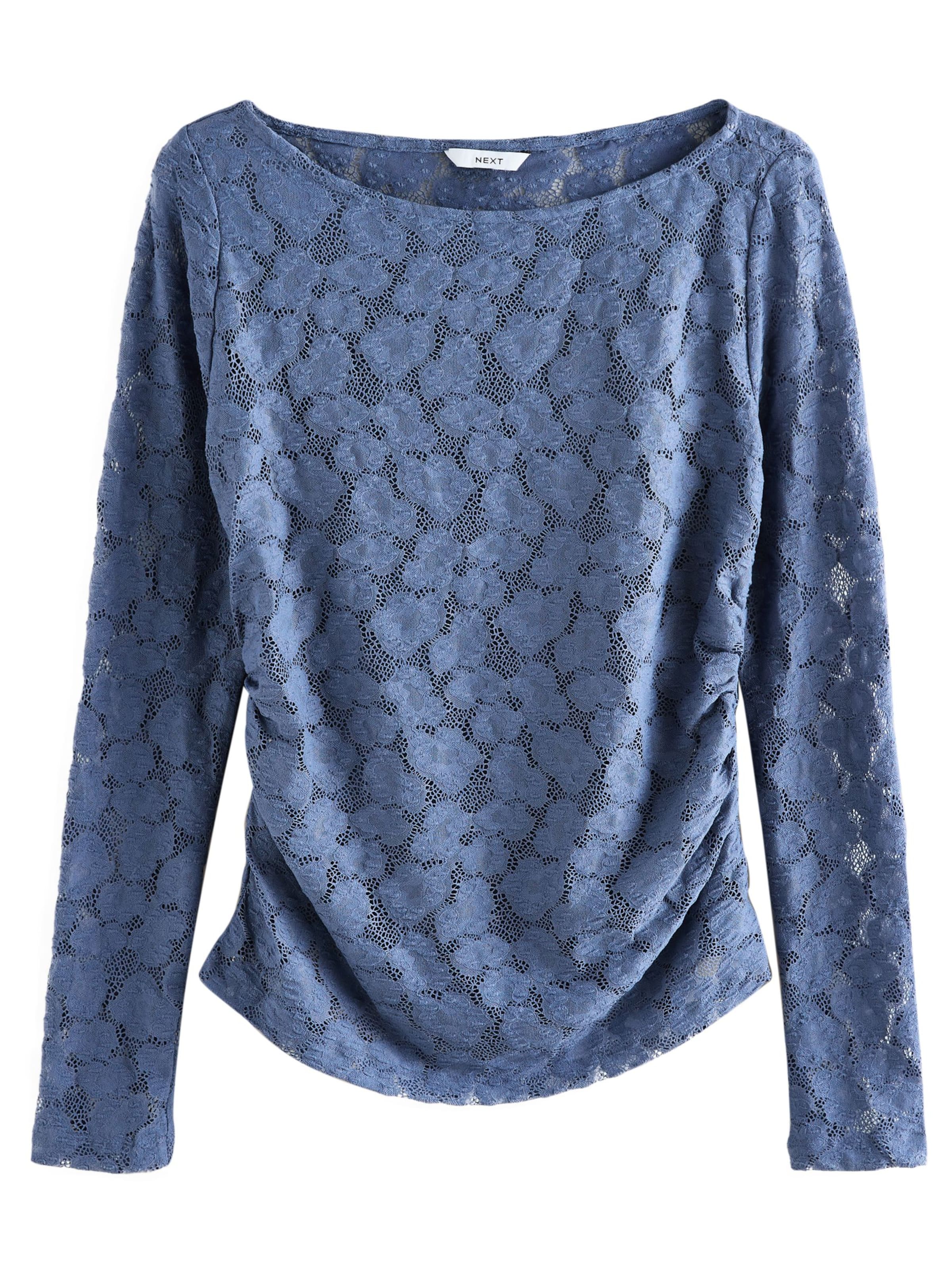 Next Блуза в синьо: отпред