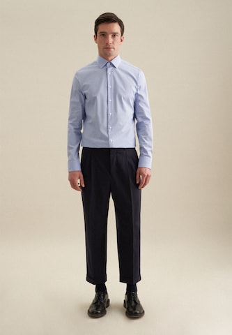 SEIDENSTICKER Slim fit Business shirt 'SMART ESSENTIALS' in Blue