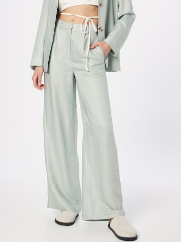 Wide leg Pantaloni di minimum in grigio: frontale