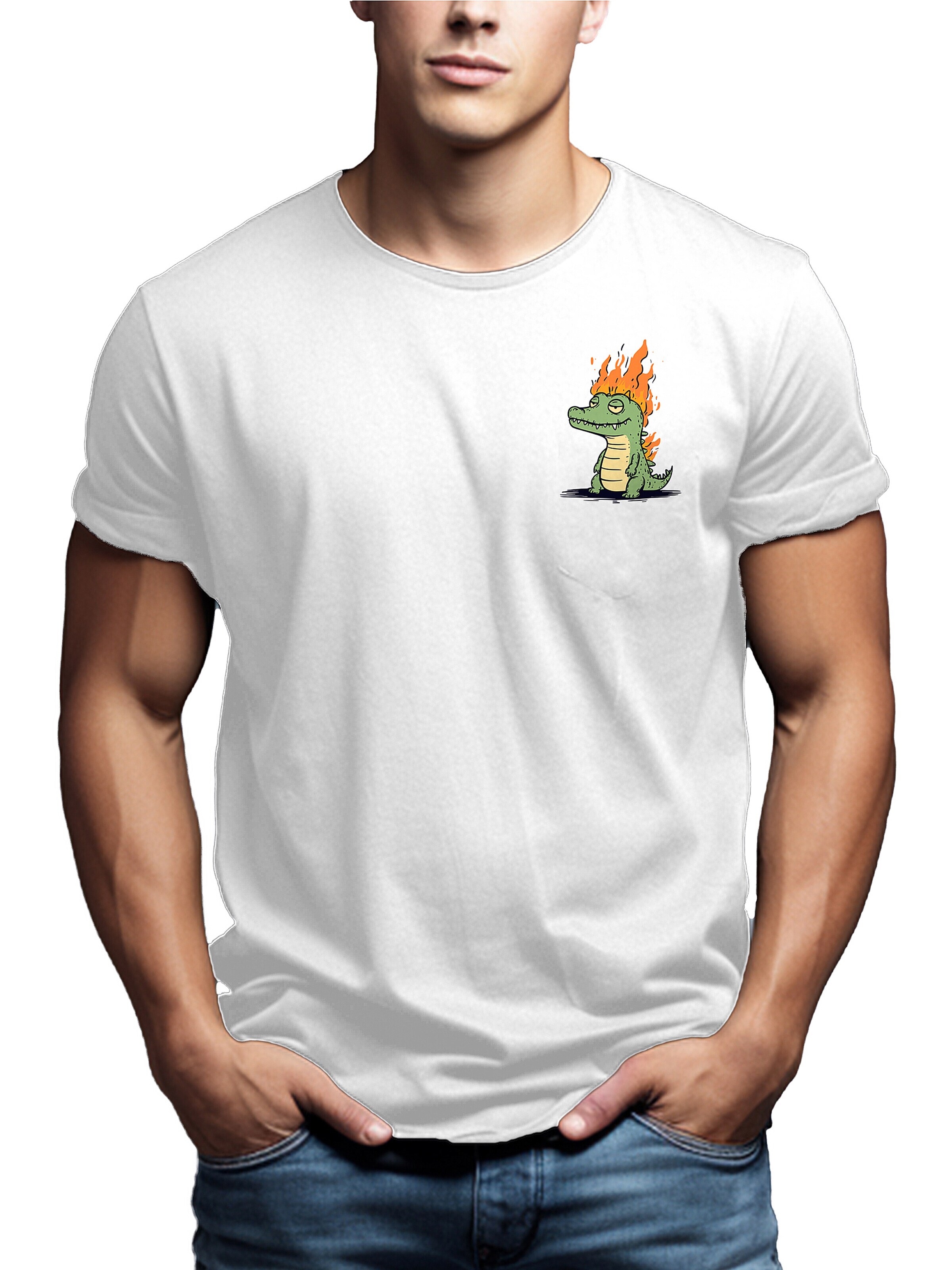 MAKAYA Shirt in White: front