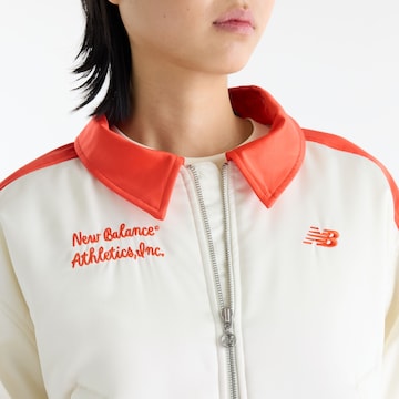 Giacca sportiva 'Sport Legacy Stadium Jacket' di new balance in bianco