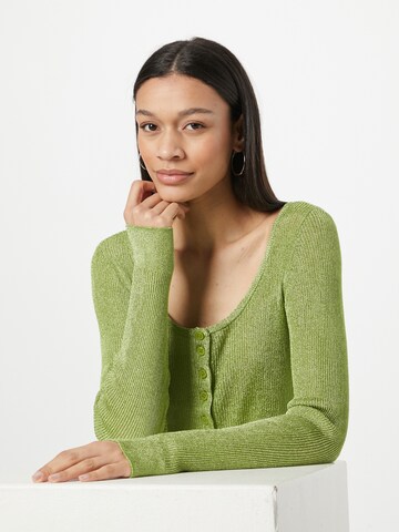 Gestuz Knit cardigan 'Silvi' in Green