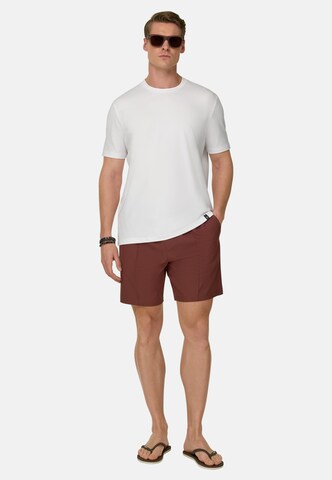 T-Shirt 'B Tech' Boggi Milano en blanc