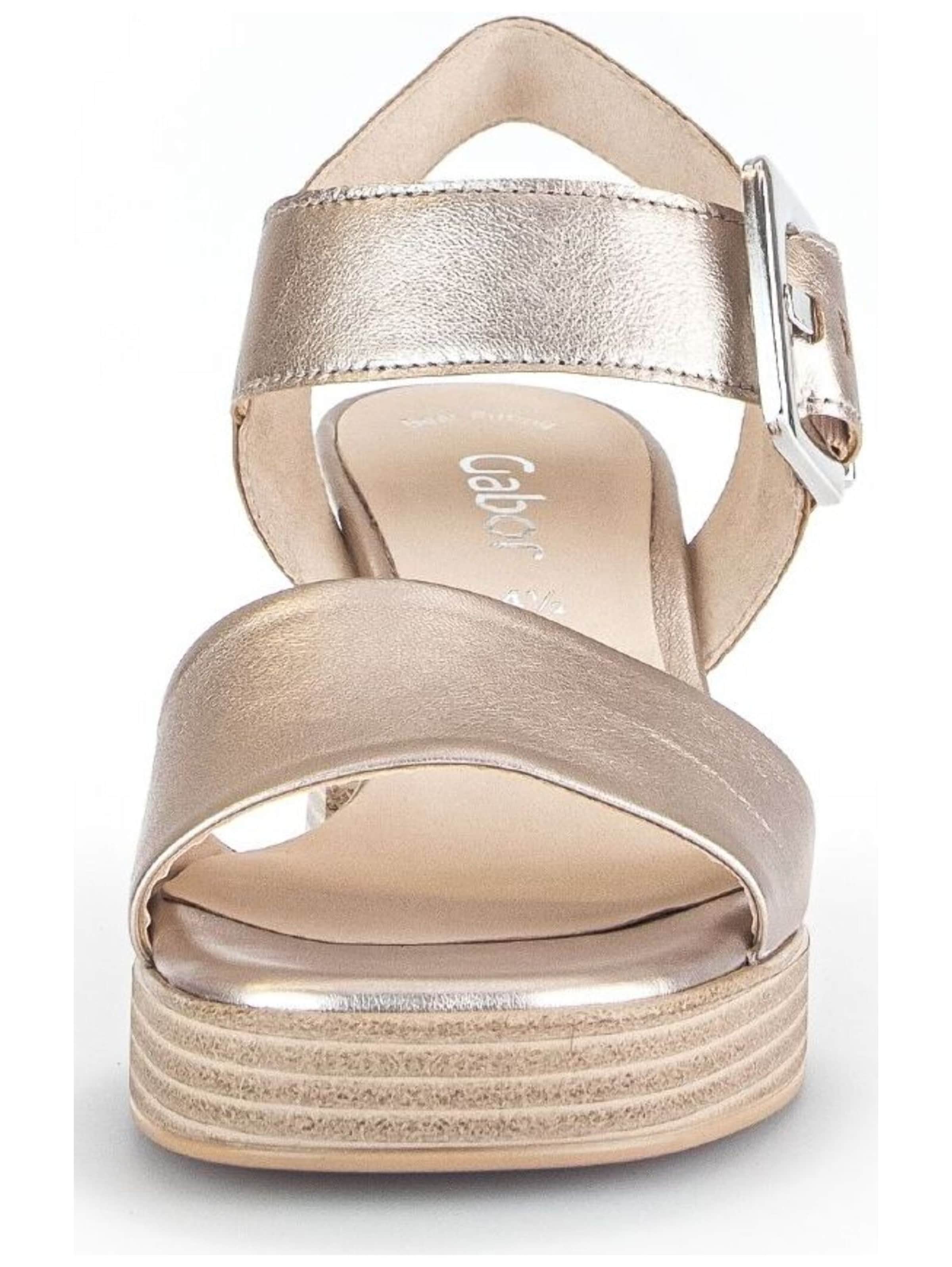 GABOR Sandale in Gold
