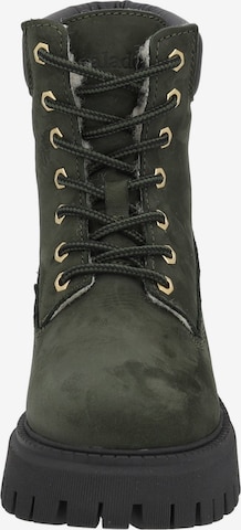 Palado Lace-Up Ankle Boots 'Solta' in Green