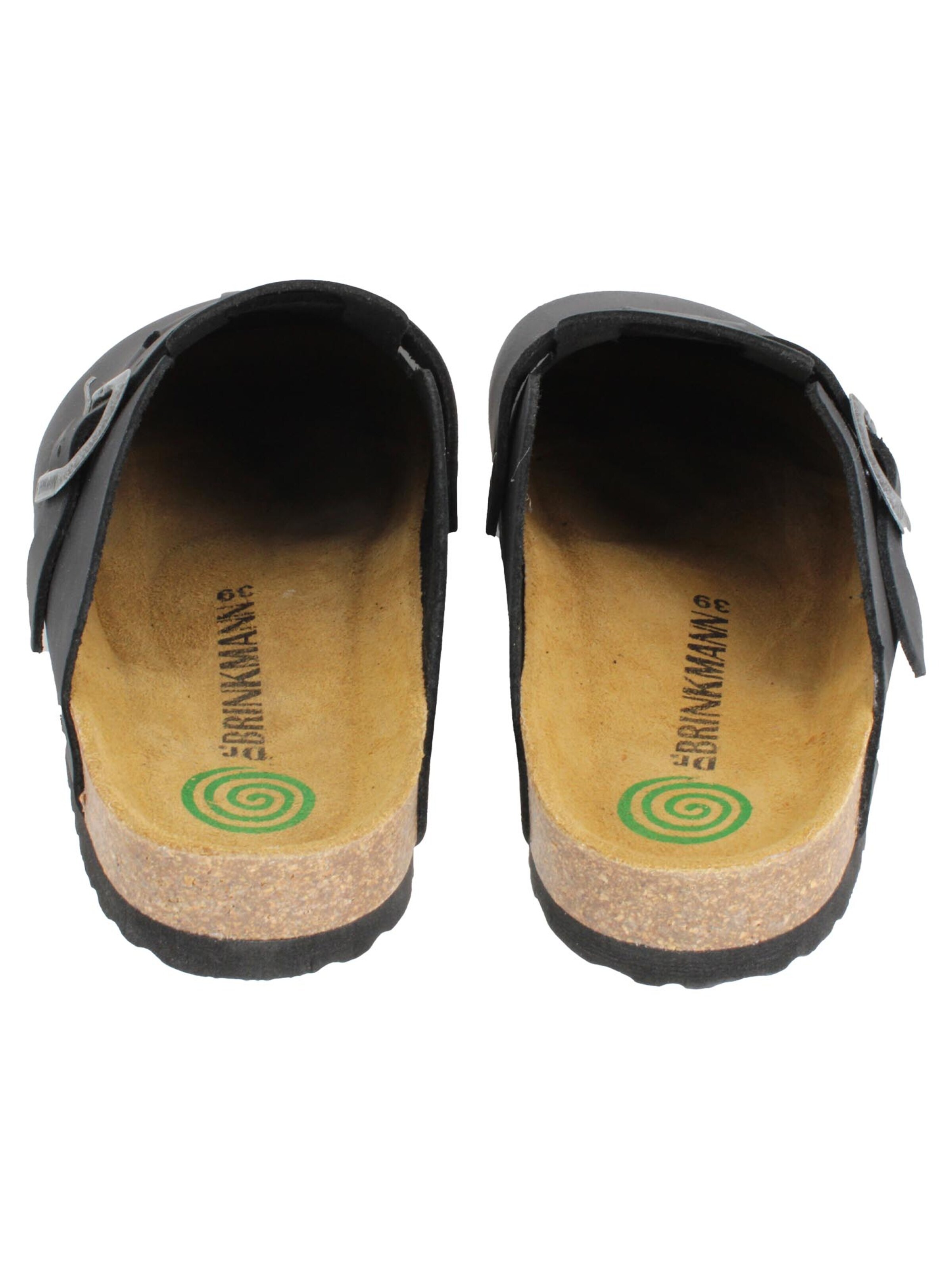 DR. BRINKMANN Clogs 'Nerpio' in Zwart