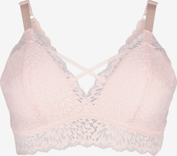 Devoted by ZizziT-shirt Grudnjak 'LUBI' - bijela boja: prednji dio