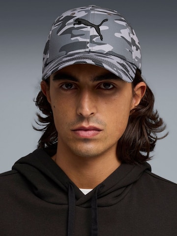 PUMA Sportpet 'Puma Ess Elevated Aop Bb Cap' in Grijs