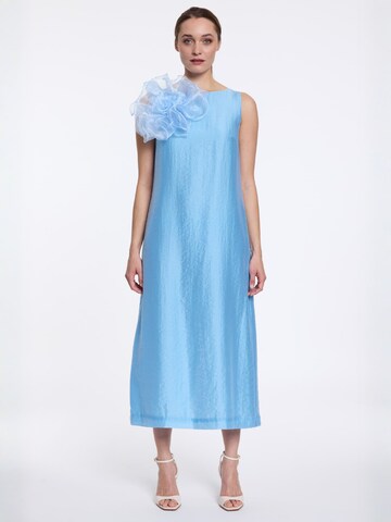 Ana Alcazar Jurk ' Davia ' in Blauw: voorkant