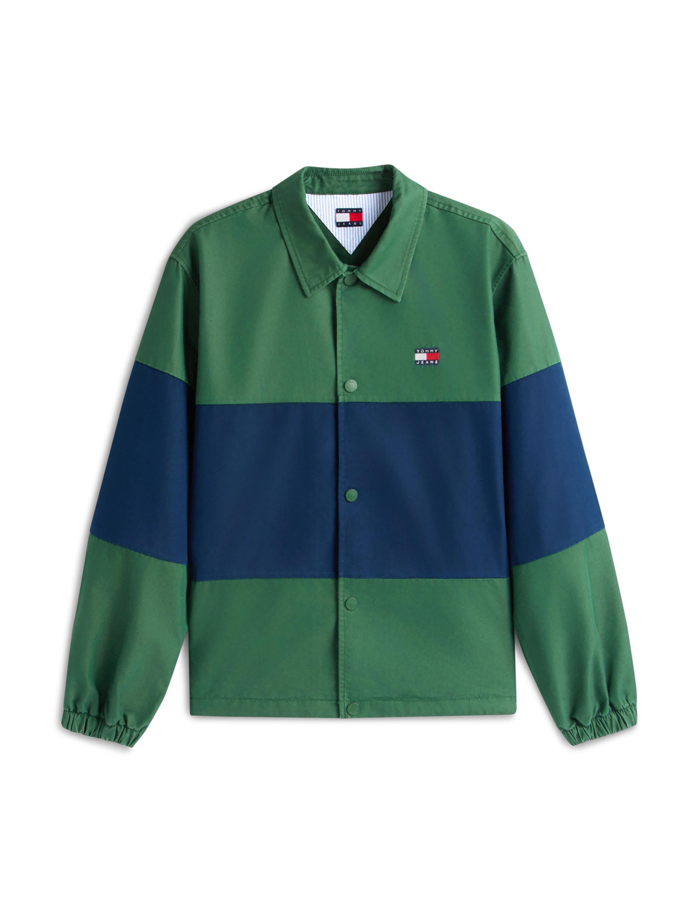 Tommy Jeans Átmeneti dzseki - zöld: elől