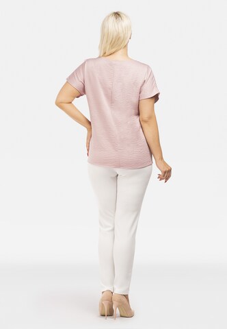 Karko Bluse ' LEONA ' in Pink