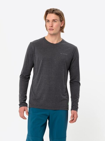 VAUDE Functioneel shirt 'Rosemoor III' in Grijs: voorkant