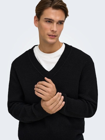 Pullover 'ONSSKY' di Only & Sons in nero