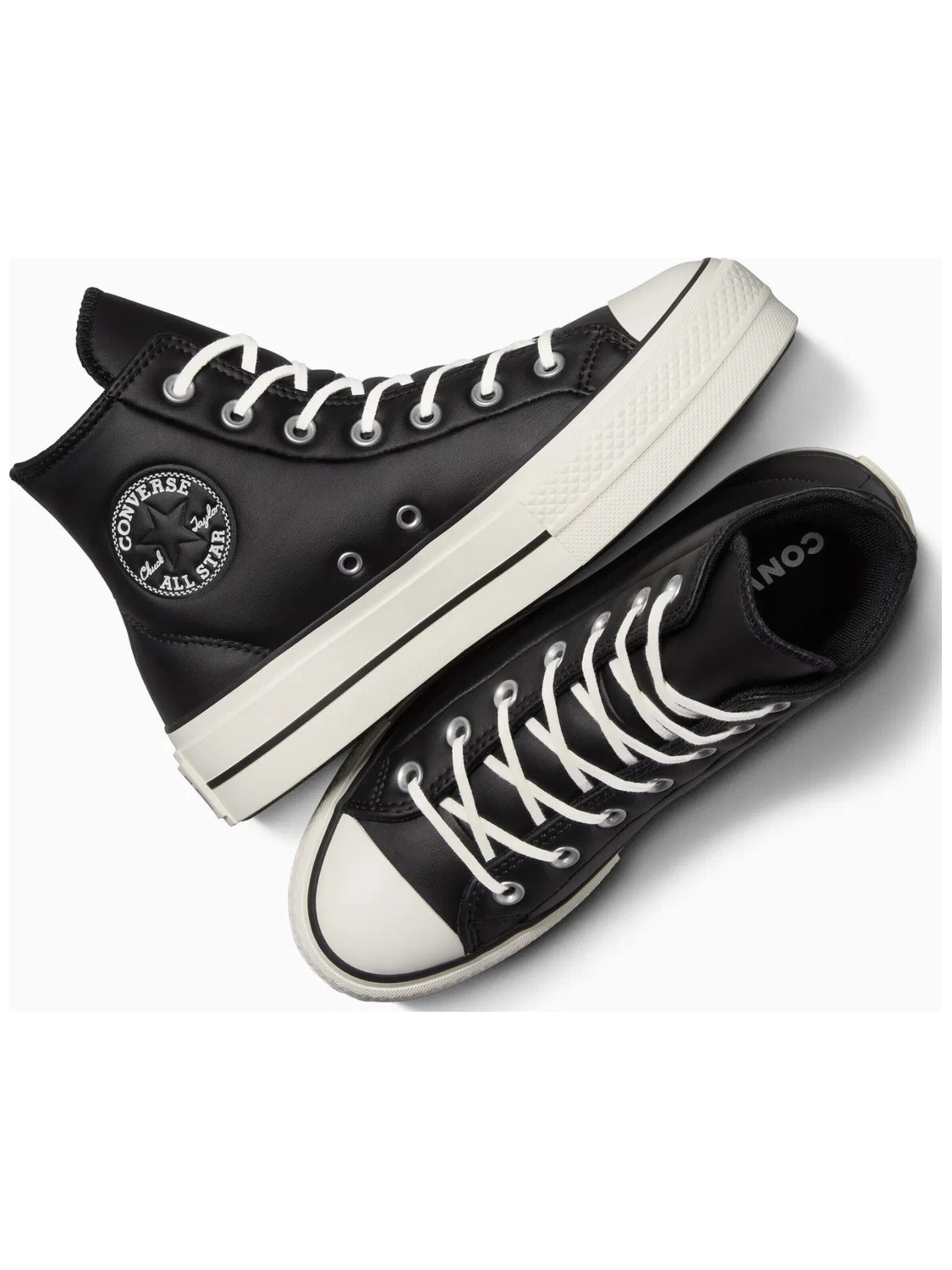 CONVERSE Sneakers hoog 'Converse Chuck Taylor All Star Lift' in Zwart