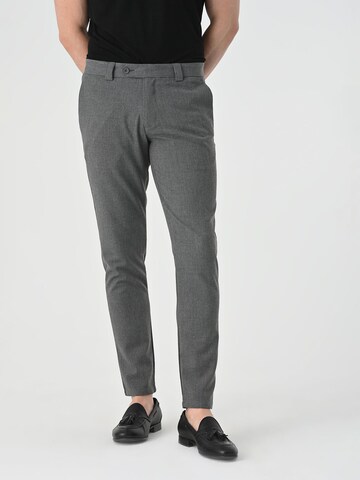 Slimfit Pantaloni di Antioch in grigio: frontale