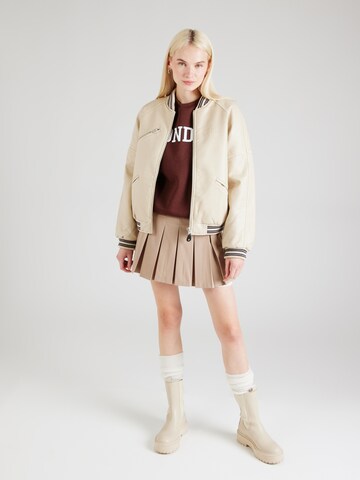 Monki Skirt in Beige