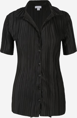 Chemisier Warehouse Petite en noir : devant
