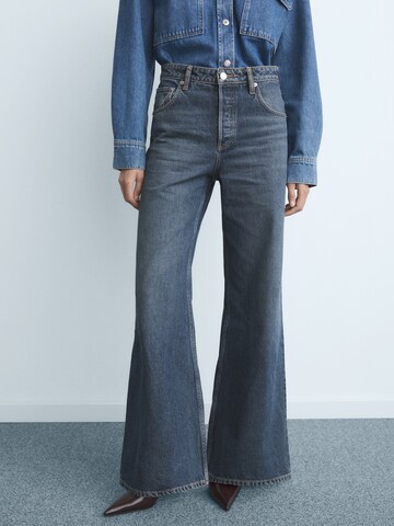 MANGO Разкроени Дънки 'Seattle' в синьо: отпред