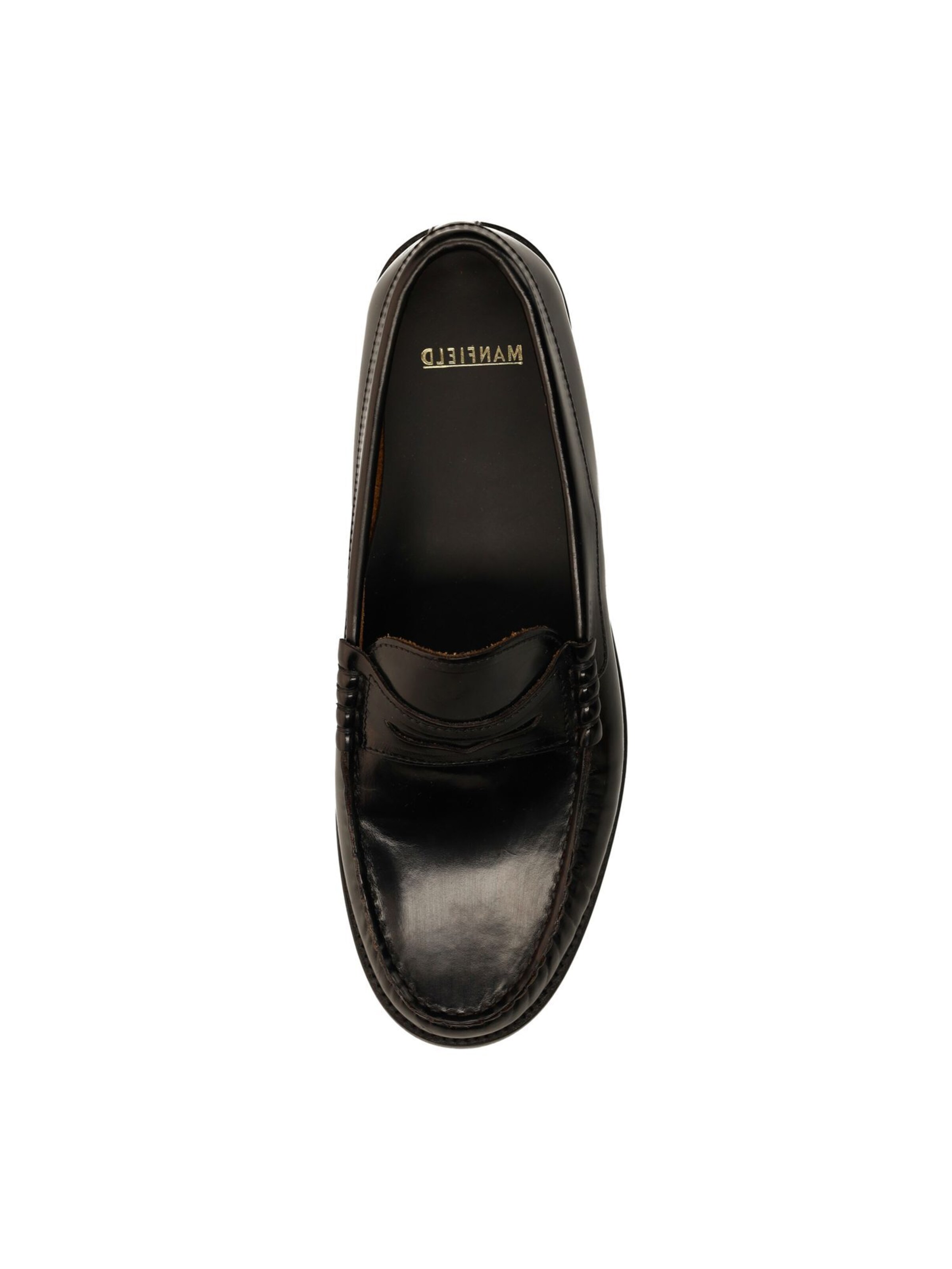 MANFIELD Slipper in Schwarz