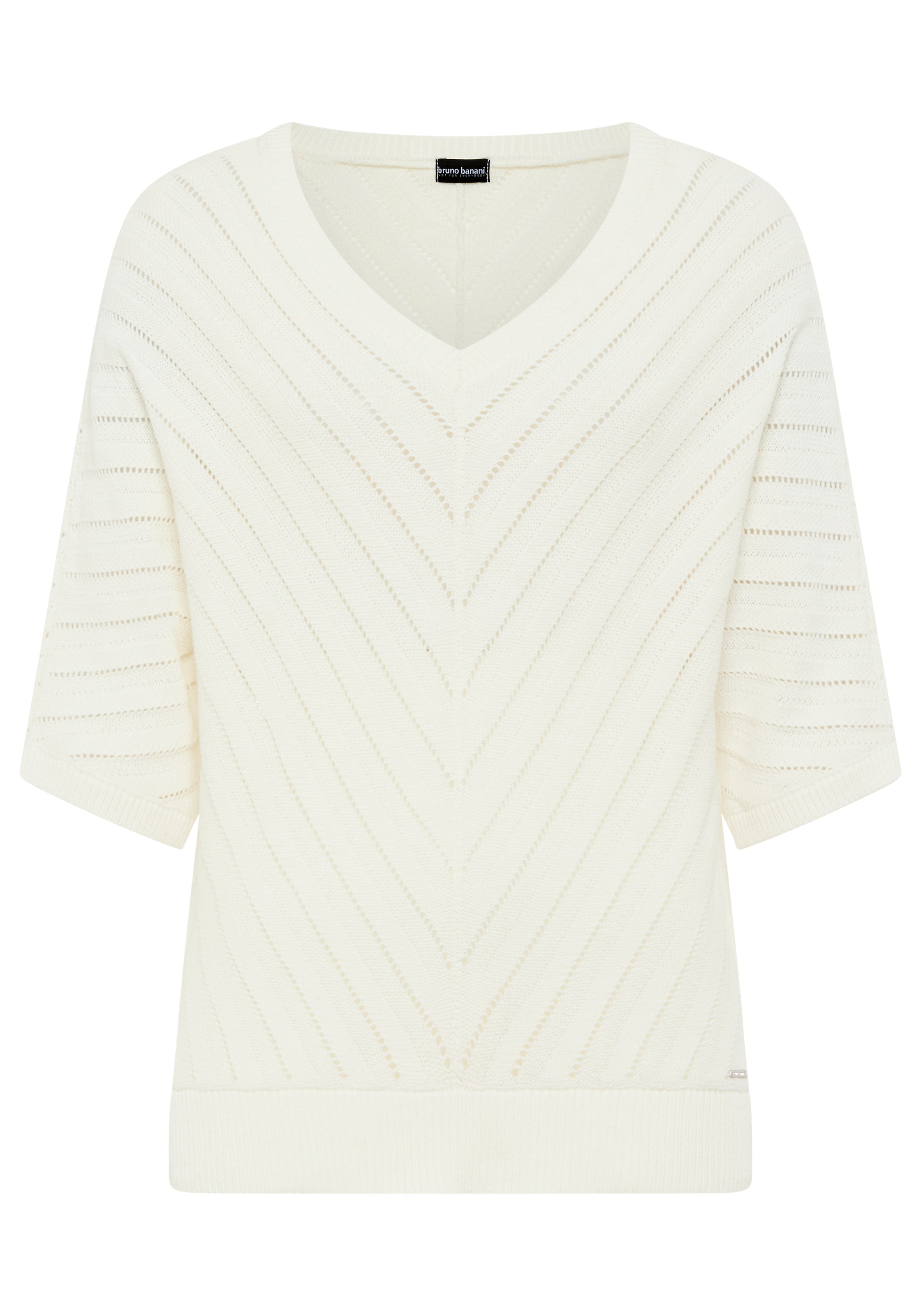 Bruno Banani LM Sweater in White: front