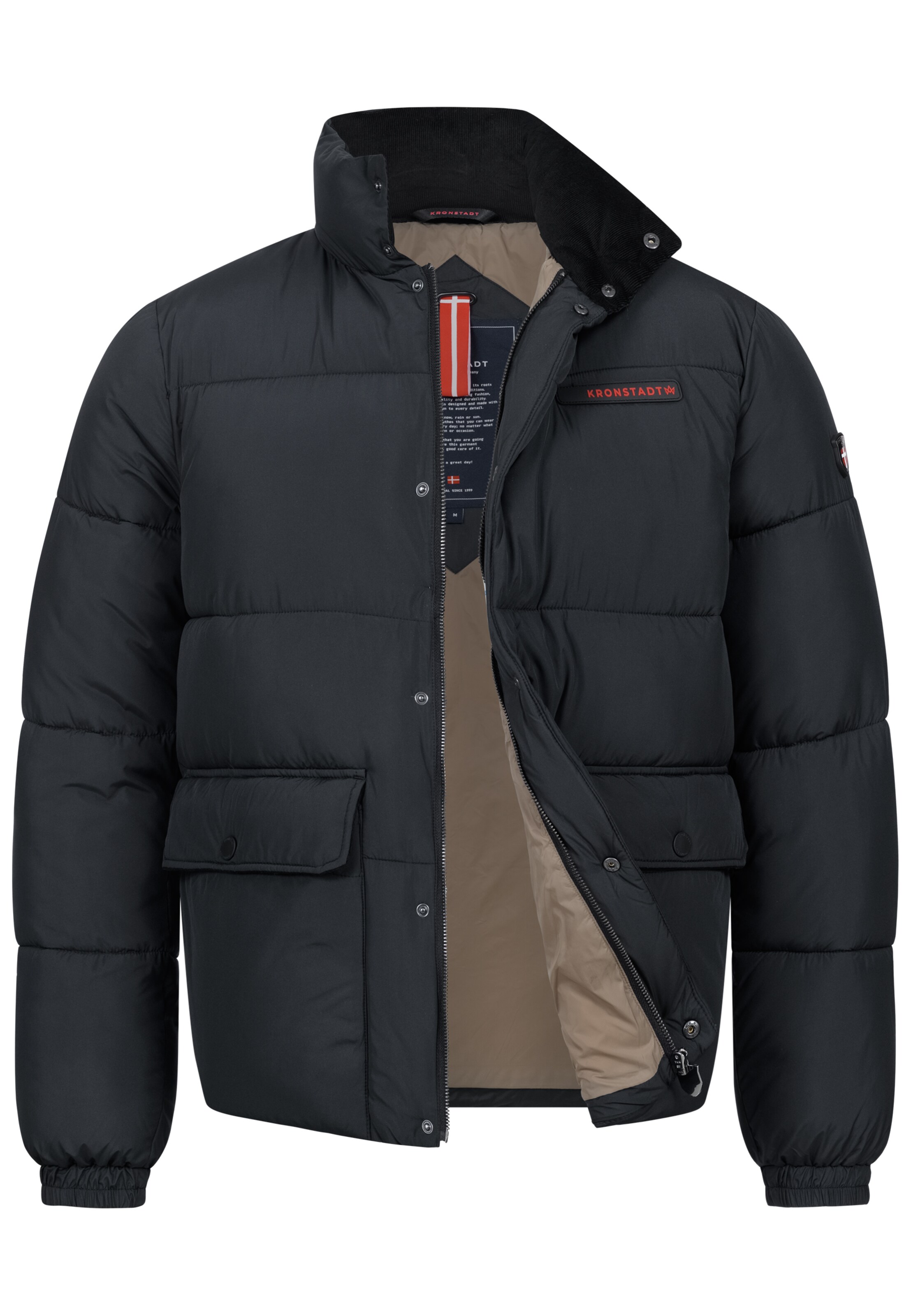 Kronstadt Winter jacket ' Stevens' in Black: front
