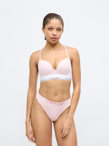 Tanga de la Calvin Klein Underwear pe galben: față