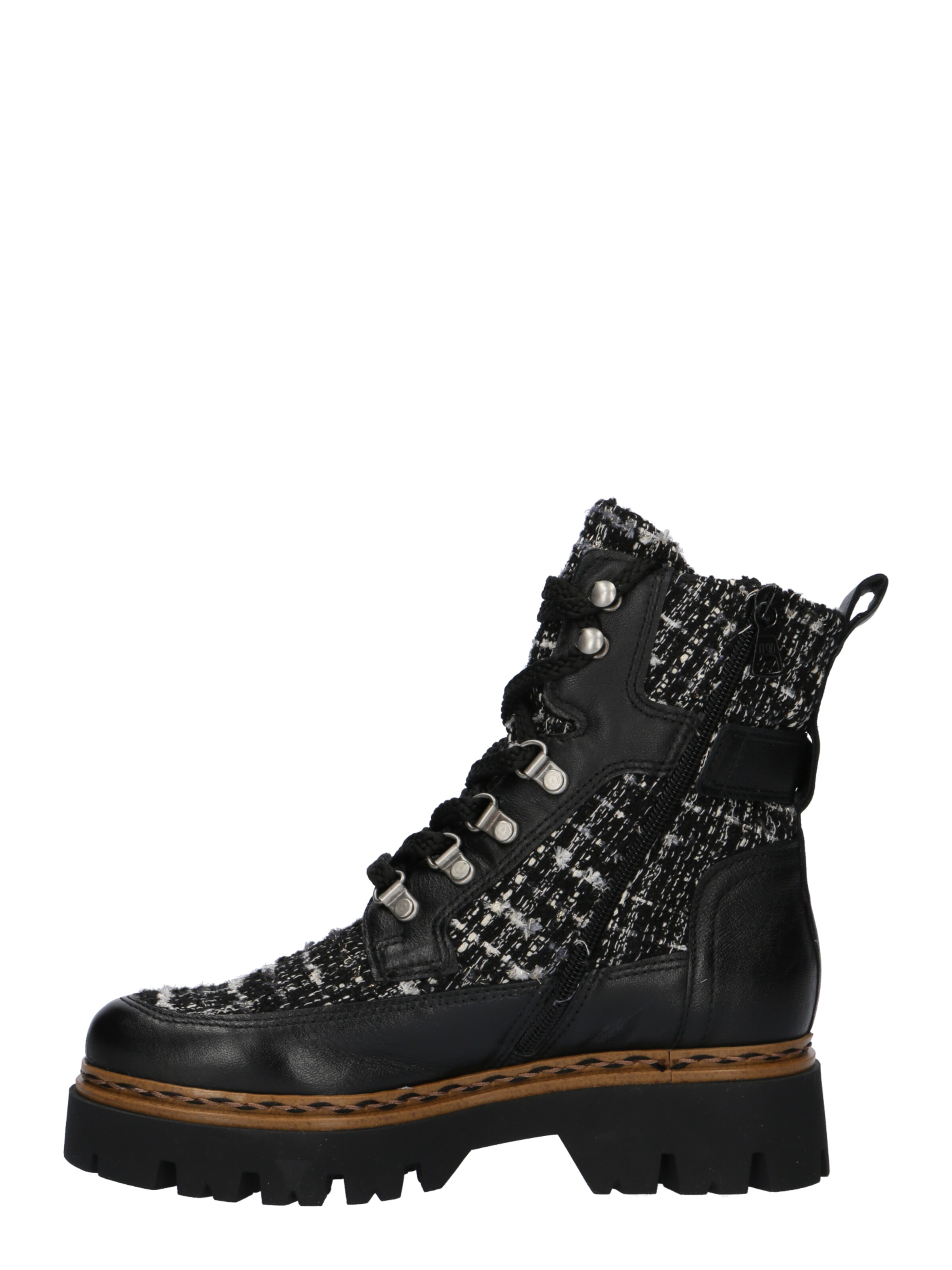 MJUS Lace-Up Ankle Boots 'Dolomiti' in Black