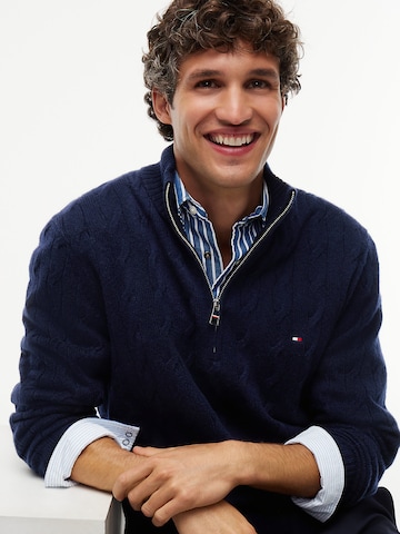 TOMMY HILFIGER Pullover in Blau
