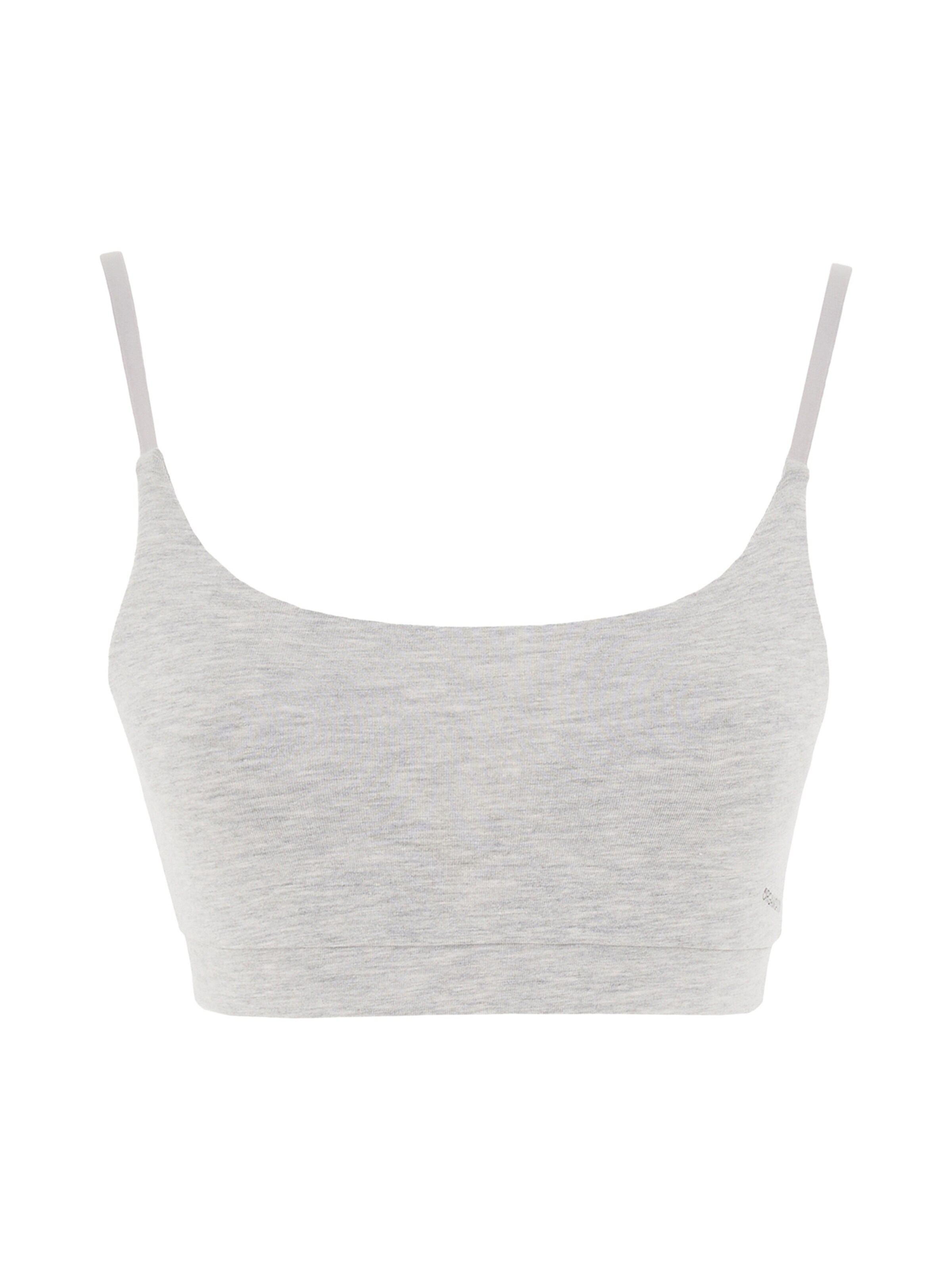 Organication Bra in Grey: front